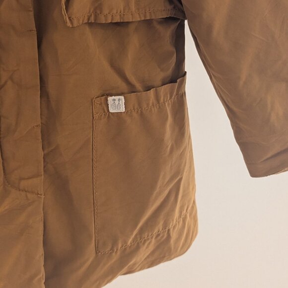 2/$40 🧡 Zara Baby Girl Padded Jacket | Tan Bow Sleeve Coat | 18–24M - Picture 8 of 8